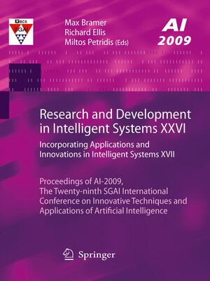 cover image of Research and Development in Intelligent Systems XXVI
